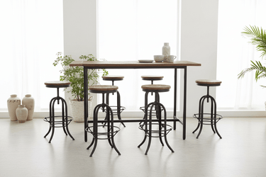 Reclaimed Elm Wind Up Barstool at Online8 Furniture Auckland NZ
