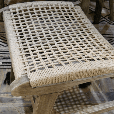 Reclaimed Oak & Rattan Dining Chair at Online8 Furniture Auckland NZ