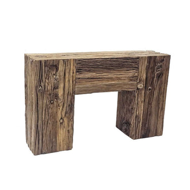 Reclaimed Railway Sleeper Console Table -1200mm at Online8 Furniture Auckland NZ