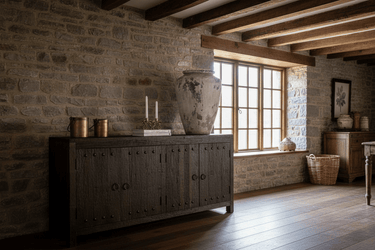 Reclaimed Sleeper Wood 4 Door Sideboard at Online8 Furniture Auckland NZ