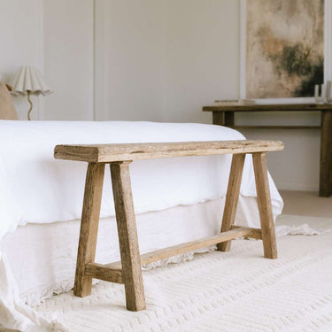 Reclaimed Teak Bench at Online8 Furniture Auckland NZ