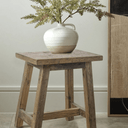 Reclaimed Teak Stool - Natural at Online8 Furniture Auckland NZ