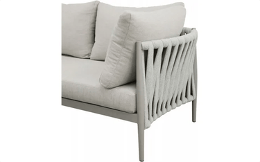 Redmond Outdoor Luxury Lounge Suite with Coffee Table - Taupe at Online8 Furniture Auckland NZ