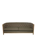 Regal Lounge Suite 3+1+1 in Dark Coffee - the 207cm 3 seater sofa on a History Oak frame