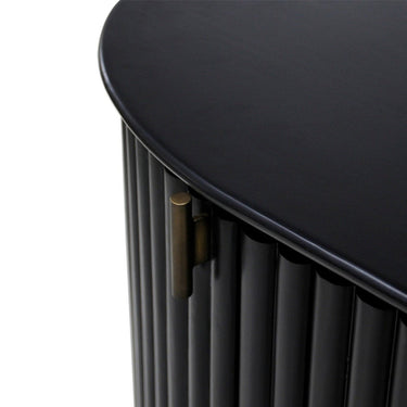 Regency Curved Buffet Table Black at Online8 Furniture Auckland NZ
