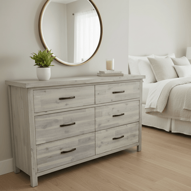Regent 6 Drawer Lowboy at Online8 Furniture Auckland NZ