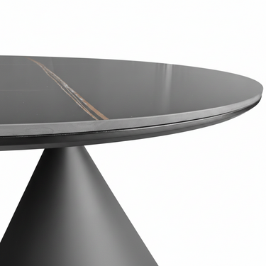 Remi Ceramic top Dining Table - Black at Online8 Furniture Auckland NZ