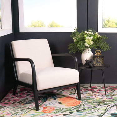 Renfrow Herringbone Cream Armchair at Online8 Furniture Auckland NZ