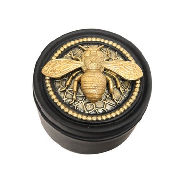 Resin Beed Box - Black/Gold at Online8 Furniture Auckland NZ