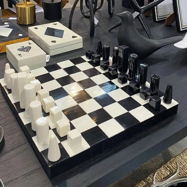 Resin Chess Set | Board Game at Online8 Furniture Auckland NZ
