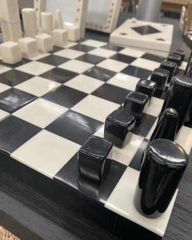 Resin Chess Set | Board Game at Online8 Furniture Auckland NZ