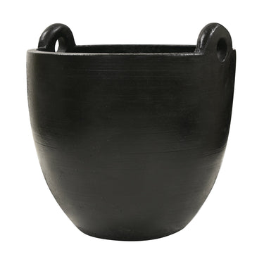 Rezna 2 Handle Planter - Black at Online8 Furniture Auckland NZ