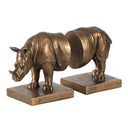 Rhino Bookends - Gold at Online8 Furniture Auckland NZ