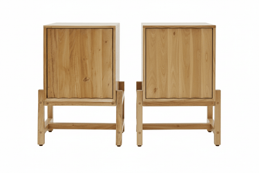 Ridge Acacia Timber Bedside Table at Online8 Furniture Auckland NZ