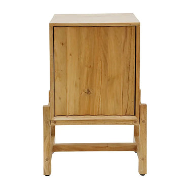 Ridge Acacia Timber Bedside Table at Online8 Furniture Auckland NZ