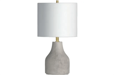 Riley Cement Table Lamp at Online8 Furniture Auckland NZ
