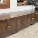 Riva 4 Door Sideboard - Premium Brown - 2200mm at Online8 Furniture Auckland NZ