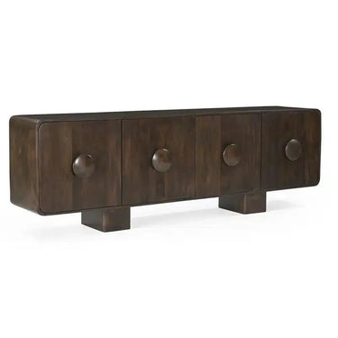 Riva 4 Door Sideboard - Premium Brown - 2200mm at Online8 Furniture Auckland NZ
