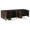 Riva 4 Door Sideboard - Premium Brown - 2200mm at Online8 Furniture Auckland NZ