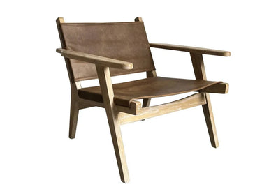 River Leather Sling Chair at Online8 Furniture Auckland NZ