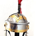 Roman Knight Helmet with Red Hair Plume at Online8 Furniture Auckland NZ