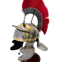 Roman Knight Helmet with Red Hair Plume at Online8 Furniture Auckland NZ