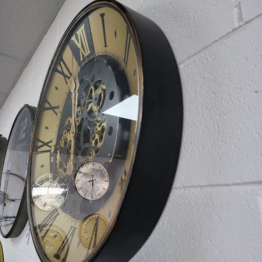 Roman Wall Clock with Gears at Online8 Furniture Auckland NZ