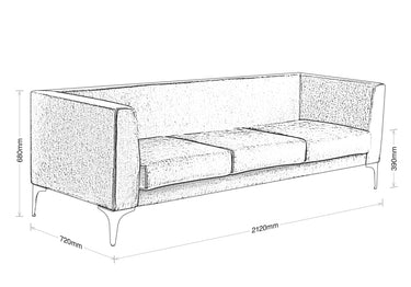 Romano 3 Seater Sofa - Commercial Grade at Online8 Furniture Auckland NZ