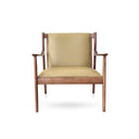 Romano Lather Armchair - Mid Century Modren at Online8 Furniture Auckland NZ