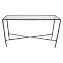 Rosta Console - Black/Silver at Online8 Furniture Auckland NZ