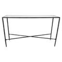 Rosta Console - Black/Silver at Online8 Furniture Auckland NZ