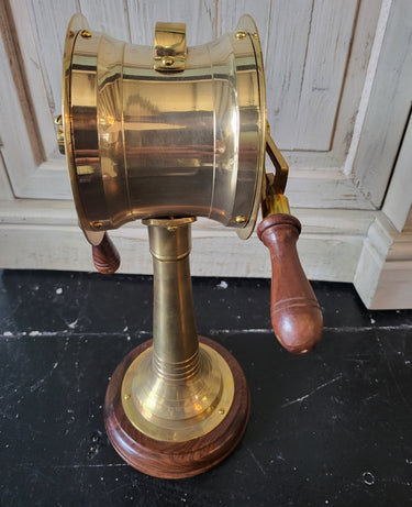 Royal Ship Engine Telegraph - Vintage Brass at Online8 Furniture Auckland NZ