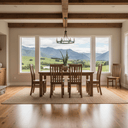Rustic Country Dining Suite - 6 Seater at Online8 Furniture Auckland NZ
