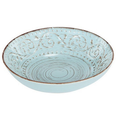 Rustic Fare Bowl - Duck Egg at Online8 Furniture Auckland NZ