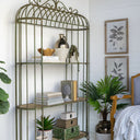 Rustic Metal Large Shelf Unit - 2030mm at Online8 Furniture Auckland NZ