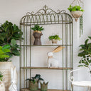 Rustic Metal Large Shelf Unit - 2030mm at Online8 Furniture Auckland NZ