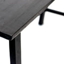 Rustico Reclaimed Teak Bench Medium - Black at Online8 Furniture Auckland NZ