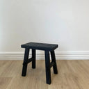 Rustico Reclaimed Teak Side Table - Black at Online8 Furniture Auckland NZ
