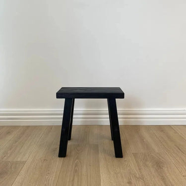 Rustico Reclaimed Teak Side Table - Black at Online8 Furniture Auckland NZ