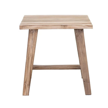 Rustico Reclaimed Teak Side Table - Natural at Online8 Furniture Auckland NZ