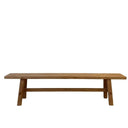 Rustico Reclaimed Wood Long Bench - Natural at Online8 Furniture Auckland NZ