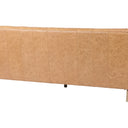 Rutherford 3 Seater Leather Sofa with feather and high-density foam seating on a solid timber frame