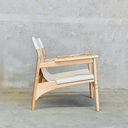 Safari Leather Armchair - Natural at Online8 Furniture Auckland NZ