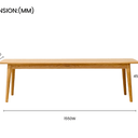 Sagyo Dining Bench Seat - Natural at Online8 Furniture Auckland NZ