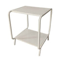 Samui Metal Side Table - White at Online8 Furniture Auckland NZ