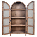 Santorini Old Elm Arched Cabinet at Online8 Furniture Auckland NZ