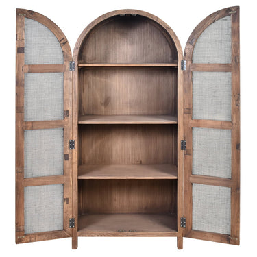 Santorini Old Elm Arched Cabinet at Online8 Furniture Auckland NZ