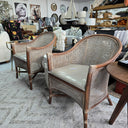 Sanur Armchair - Smoke Gray/ White Wash & Oatmeal at Online8 Furniture Auckland NZ