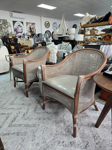 Sanur Armchair - Smoke Gray/ White Wash & Oatmeal at Online8 Furniture Auckland NZ