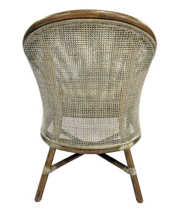 Sanur Armchair - Smoke Gray/ White Wash & Oatmeal at Online8 Furniture Auckland NZ